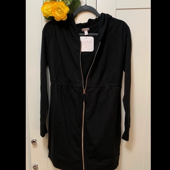 Isabel Maternity by Ingrid & Isabel Tops - NEW! Maternity Zip Front Hoodie Jacket